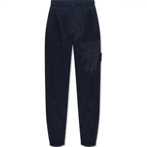STONE ISLAND Compass Badge Tapered Leg Trousers