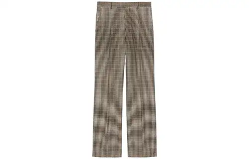 GUCCI Casual Pants Men's Brown Moderate Straight Fit Pants