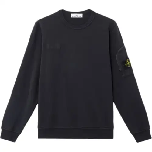 STONE ISLAND Compass Patch Crewneck Sweatshirt