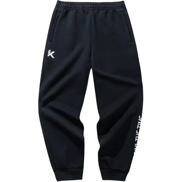 Anta KT Knitted Sweatpants Men's Basic Black