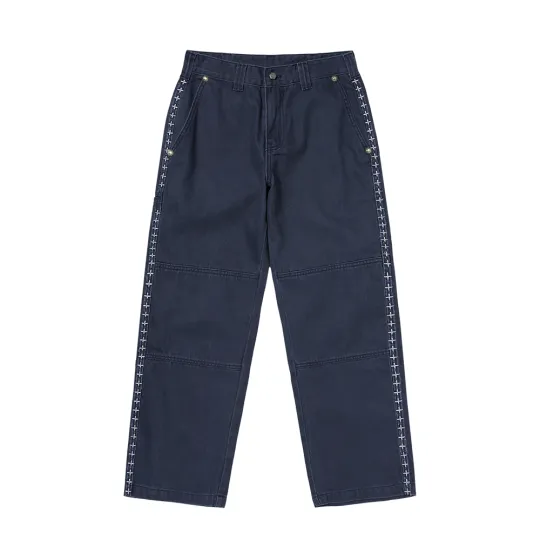 THUG CLUB X Dickies Jeans Unisex Blue Moderate Straight Fit Pants