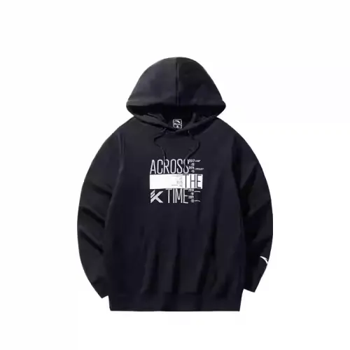 Anta Basketball Collection Sweatshirt Men's Basic Black