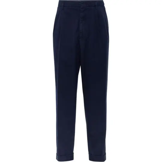 Brunello Cucinelli Pressed Crease Tapered Leg Trousers