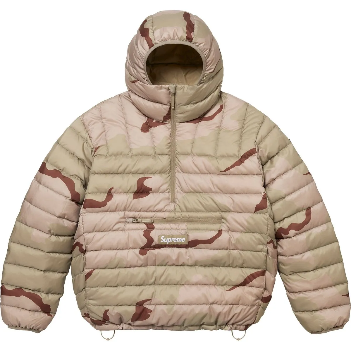 Supreme Micro Down Half Zip Hooded Pullover FW24