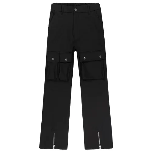 XINYINSU Suit Pants Unisex Black Moderate