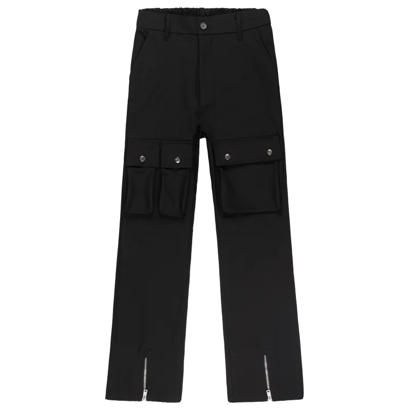 XINYINSU Suit Pants Unisex Black Moderate