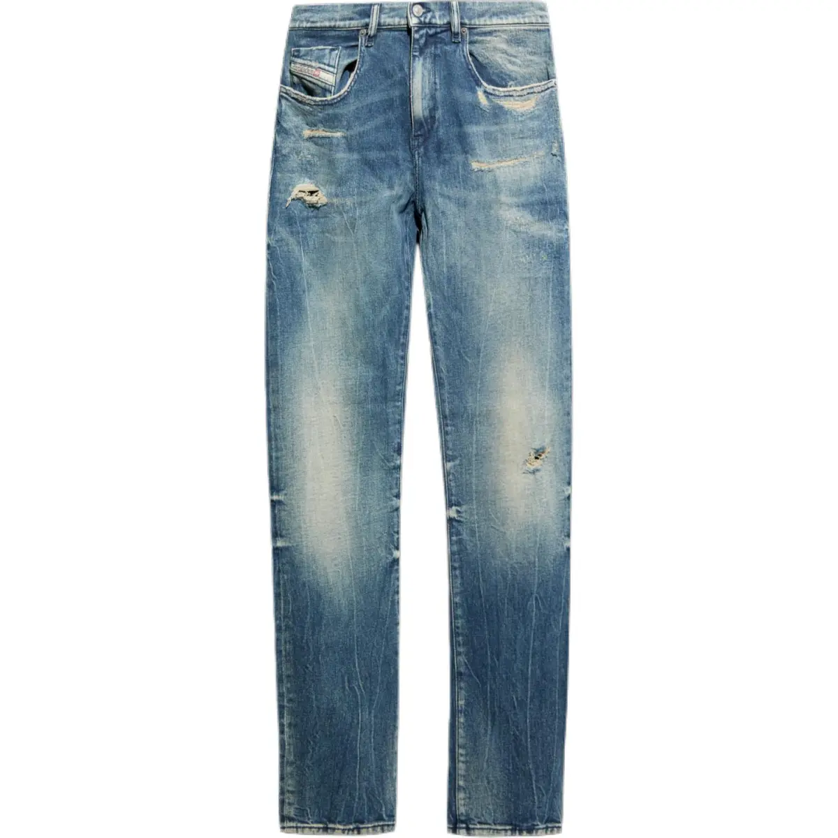 Diesel 2019 D Strukt Distressed Jeans