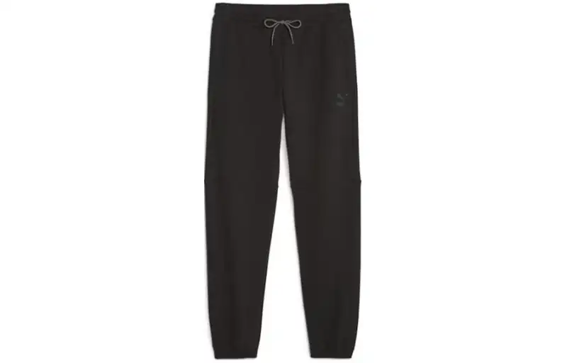 PUMA Knitted Sweatpants Men's Black