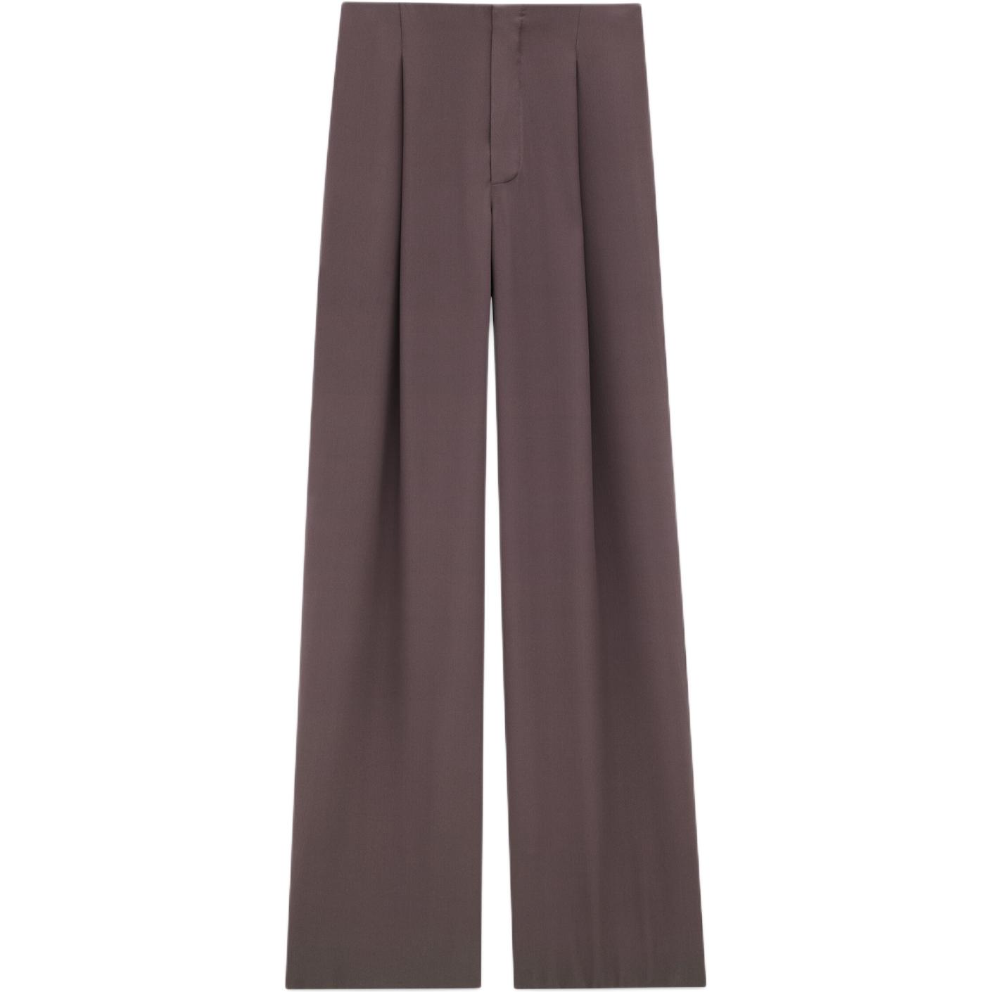 SAINT LAURENT High-Waisted Wide Leg Trousers
