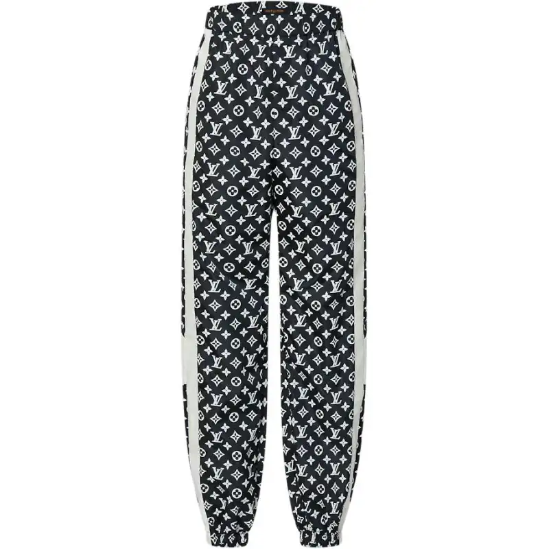 Lv Monogram Printed Technical Track Pants