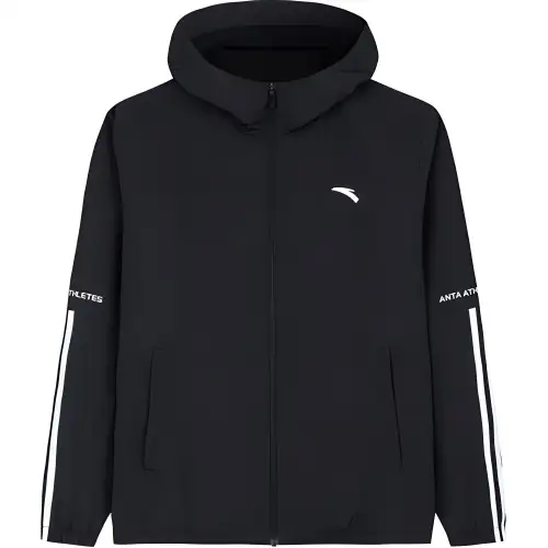 Anta Variety Training Collection Trench Coat Men's Basic Black