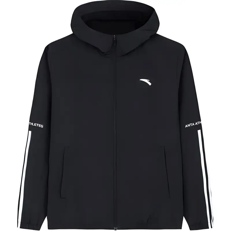 Anta Variety Training Collection Trench Coat Men's Basic Black