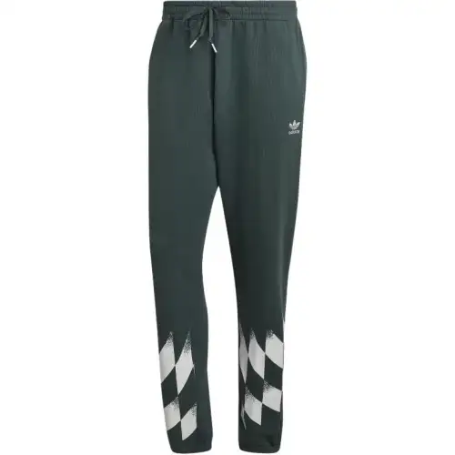 Adidas Originals REKIVE PLACED GRAPHIC SWEAT PANTS Casual Pants Men's Green