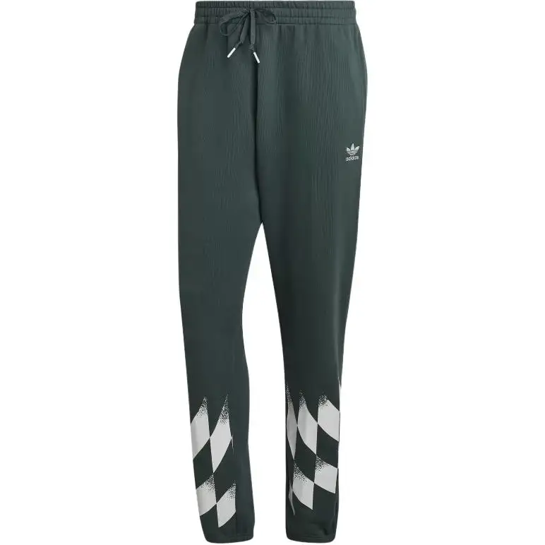 Adidas Originals REKIVE PLACED GRAPHIC SWEAT PANTS Casual Pants Men's Green
