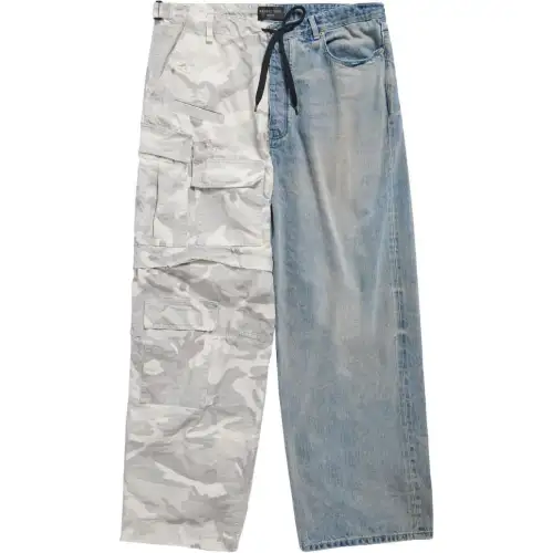 Balenciaga SS24 Jeans Loose Fit Men's Light Blue