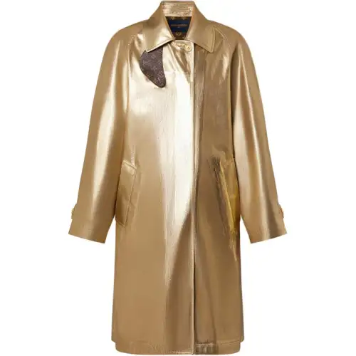 LOUIS VUITTON Trench Coat Men's Gold
