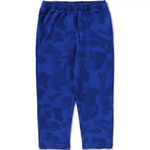 A BATHING APE Ink Camo Wide Leg Snap Detail Track Pants