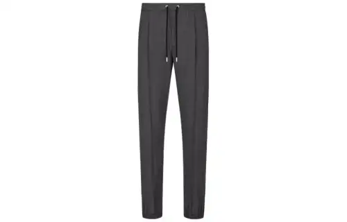 DIOR Casual Pants Men's Gray Cuffed Pants