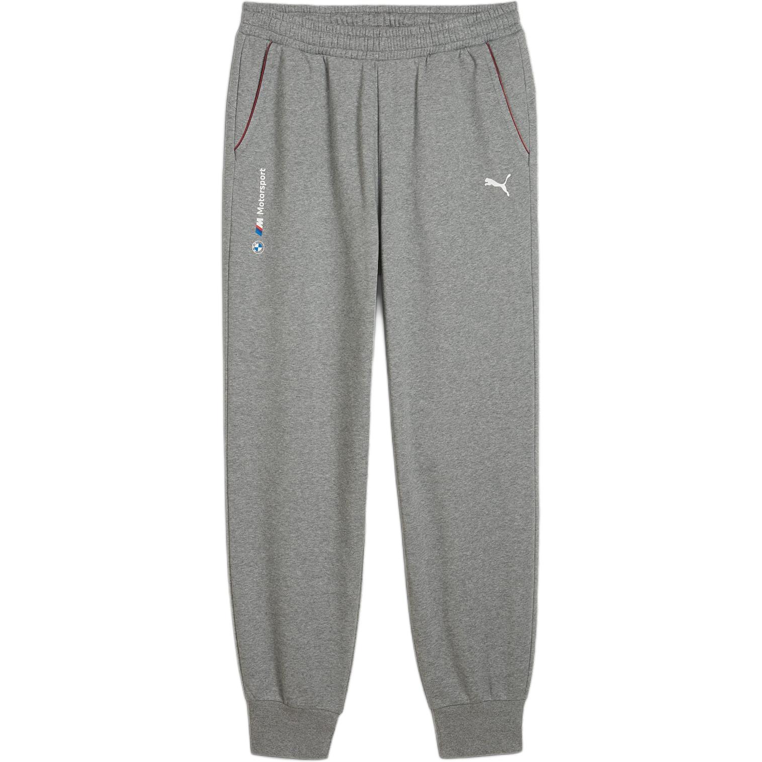 PUMA BMW M Motorsport SS24 ESS+Fleece Pants Knitted Sweatpants Men's Gray