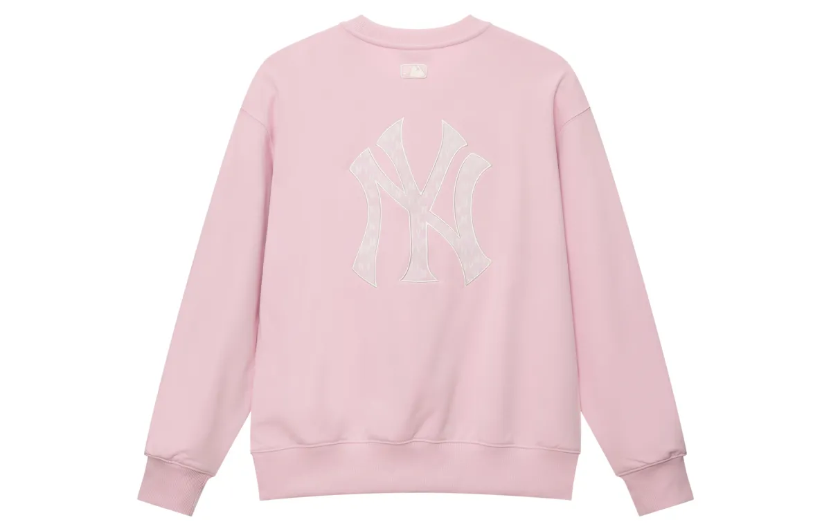 MLB MONOGRAM SS25 Crew Neck Sweatshirt Unisex Standard Pink