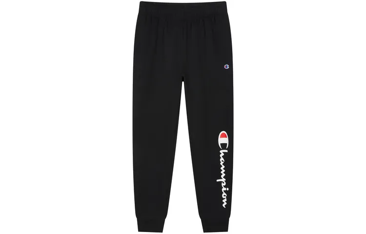 Champion Men's Legacy SS24 Script Print Logo Casual Trendy Minimalist Style Versatile Cuffed Jogger Pants
