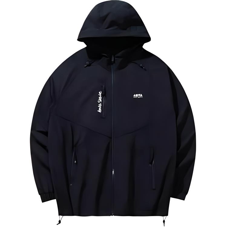 Anta Lifestyle Collection Sports Lifestyle Collection Trench Coat Men's Basic Black