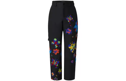 LOUIS VUITTON 2010s Butterfly print Trousers