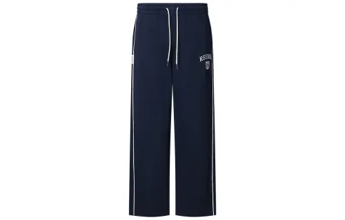 Reebok Knitted Sweatpants Unisex Navy Blue