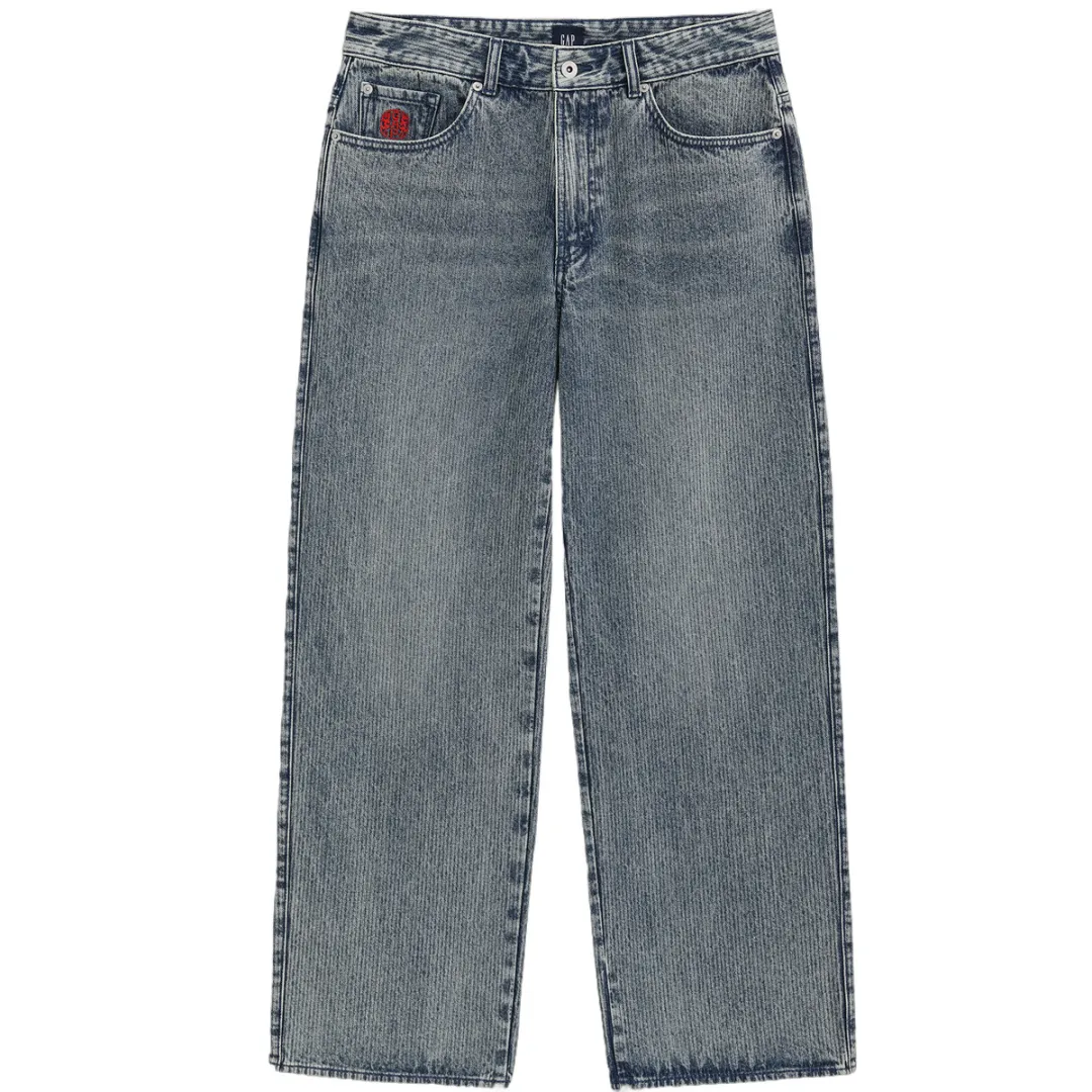 GAP Forbidden City, Collaboration Jeans Men's Medium Washed Moderate Straight Fit Pants