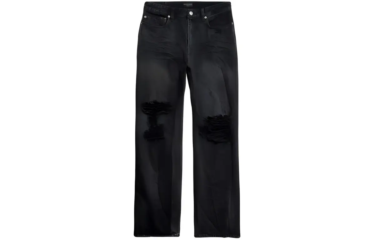 Balenciaga Jeans Regular Fit Unisex Black