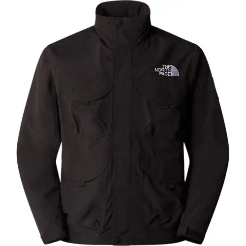 THE NORTH FACE Logo embroidered Zip up Military Jacket