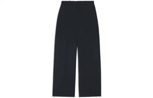 Balenciaga Straight Leg Pleat Detailed Pant
