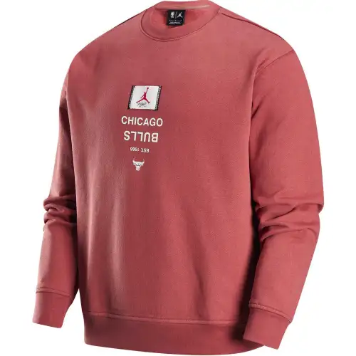 Jordan x NBA Chicago Bulls Sweatshirt Men's Canyon Rust Orange