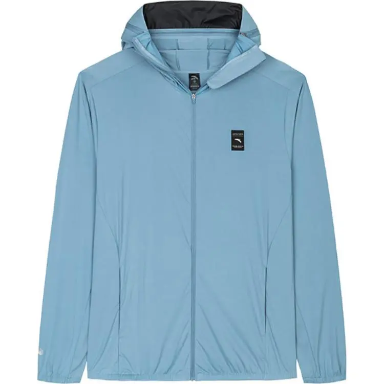 Anta Variety Training Collection Breathable UV Protection Sun Protection Clothing Men's Sky Blue