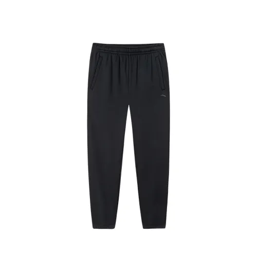 Anta Knitted Sweatpants Men's Basic Black