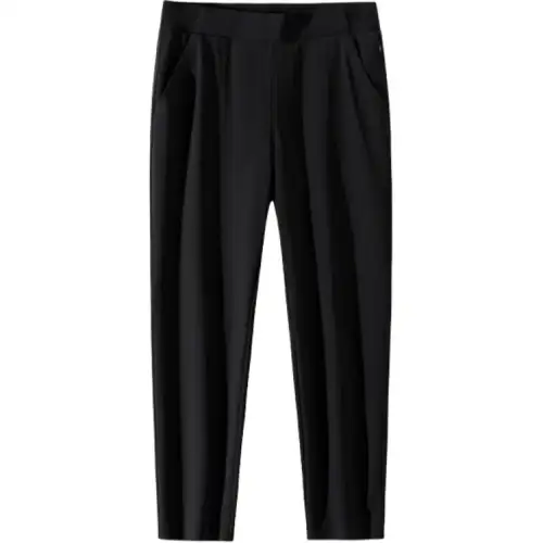 Anta All weather Comfortable Casual Minimalist Style Mid Rise Cuffed Elastic Straight Leggings Knitted Sweatpants Men's