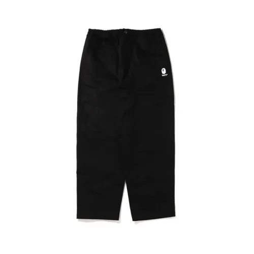 A BATHING APE Casual Pants Men's Moderate Straight Fit Pants