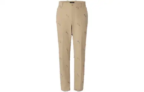 LOUIS VUITTON FW23 Casual Pants Men's Beige