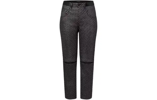 LOUIS VUITTON FW23 Technical Jacquard Slit Pants Casual Pants Men's Black