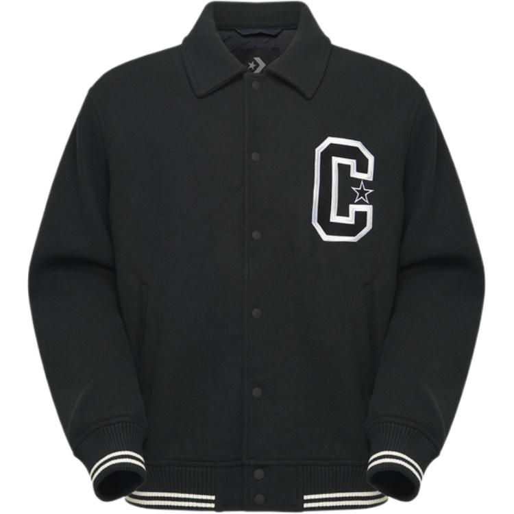 Мужская куртка Converse Baseball Jacket (черная)