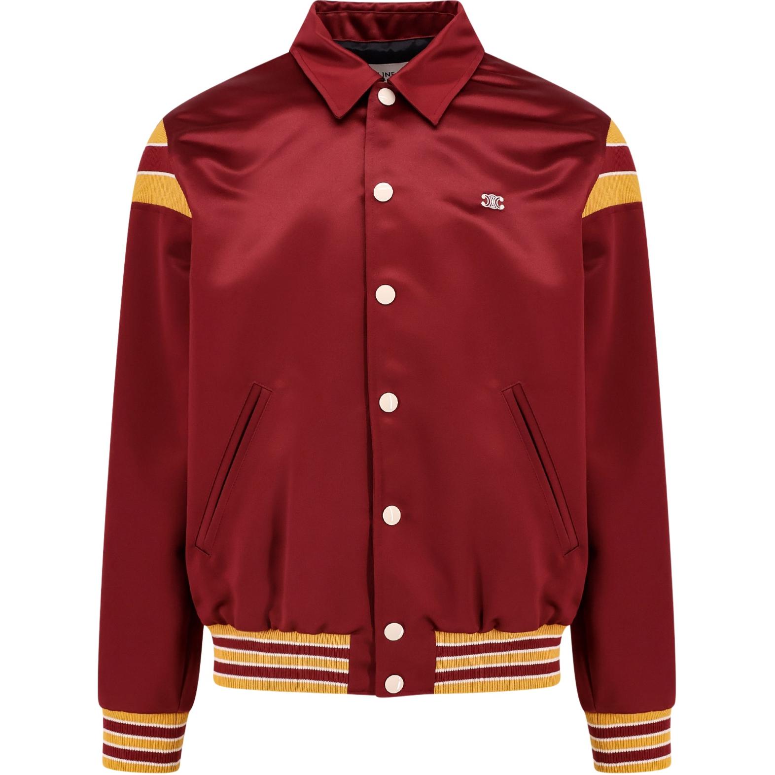 CELINE Triomphe Teddy Jacket In Satin