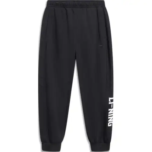 Li Ning Sports Life Collection Knitted Sweatpants Men's Black