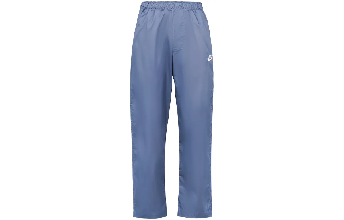 Nike Casual Pants Men's Blue Moderate Straight Fit Pants