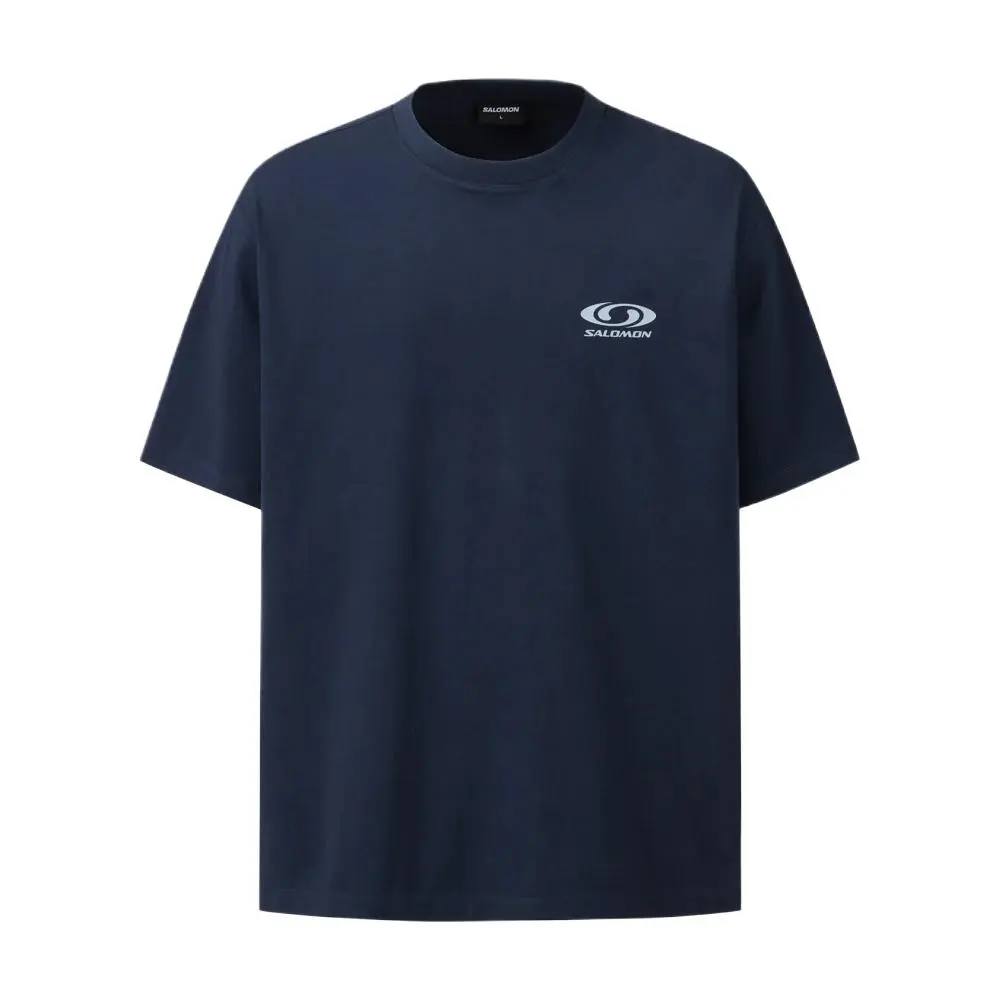 SALOMON UNI SS25 LINK T Shirt Unisex Blue