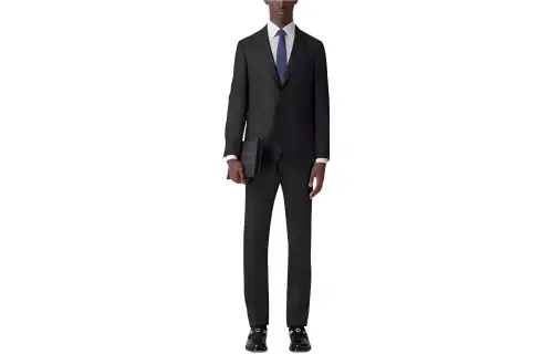 Burberry FW22 Casual Pants Men's Charcoal Gray
