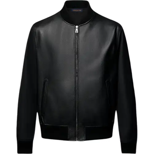 LOUIS VUITTON Reversible Leather Nylon Jacket