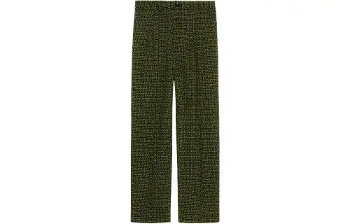 GUCCI Casual Pants Men's Green Moderate Straight Fit Pants