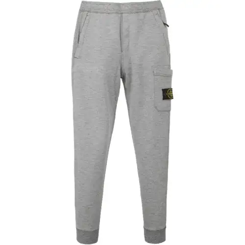 STONE ISLAND Knitted Sweatpants Men's Gray