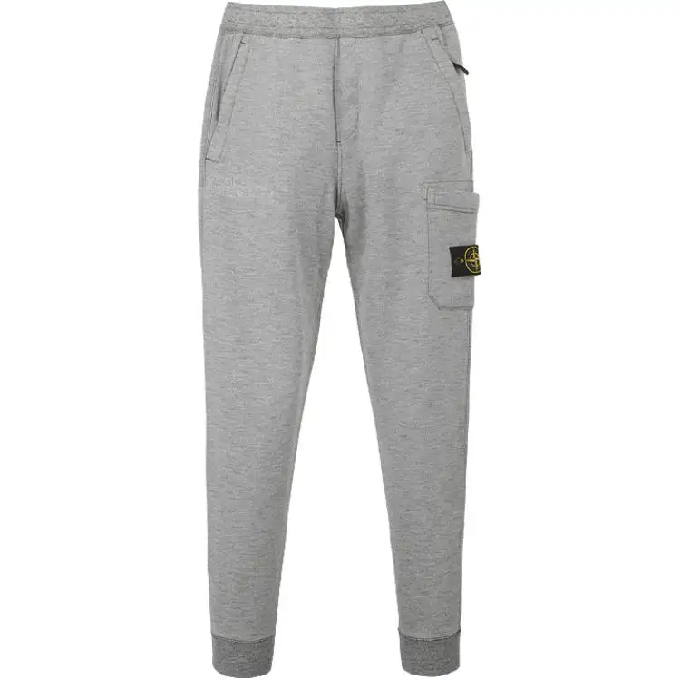STONE ISLAND Knitted Sweatpants Men's Gray