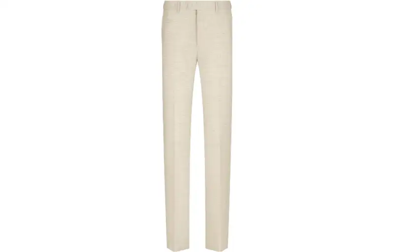 DIOR Casual Pants Men's Ecru Moderate Other